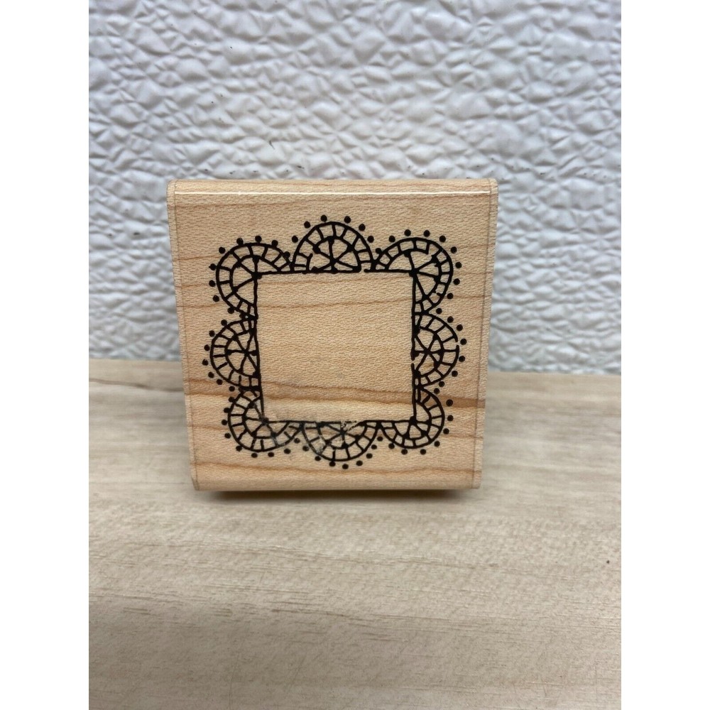 JRL Frame Wood Mounted Rubber Stamp